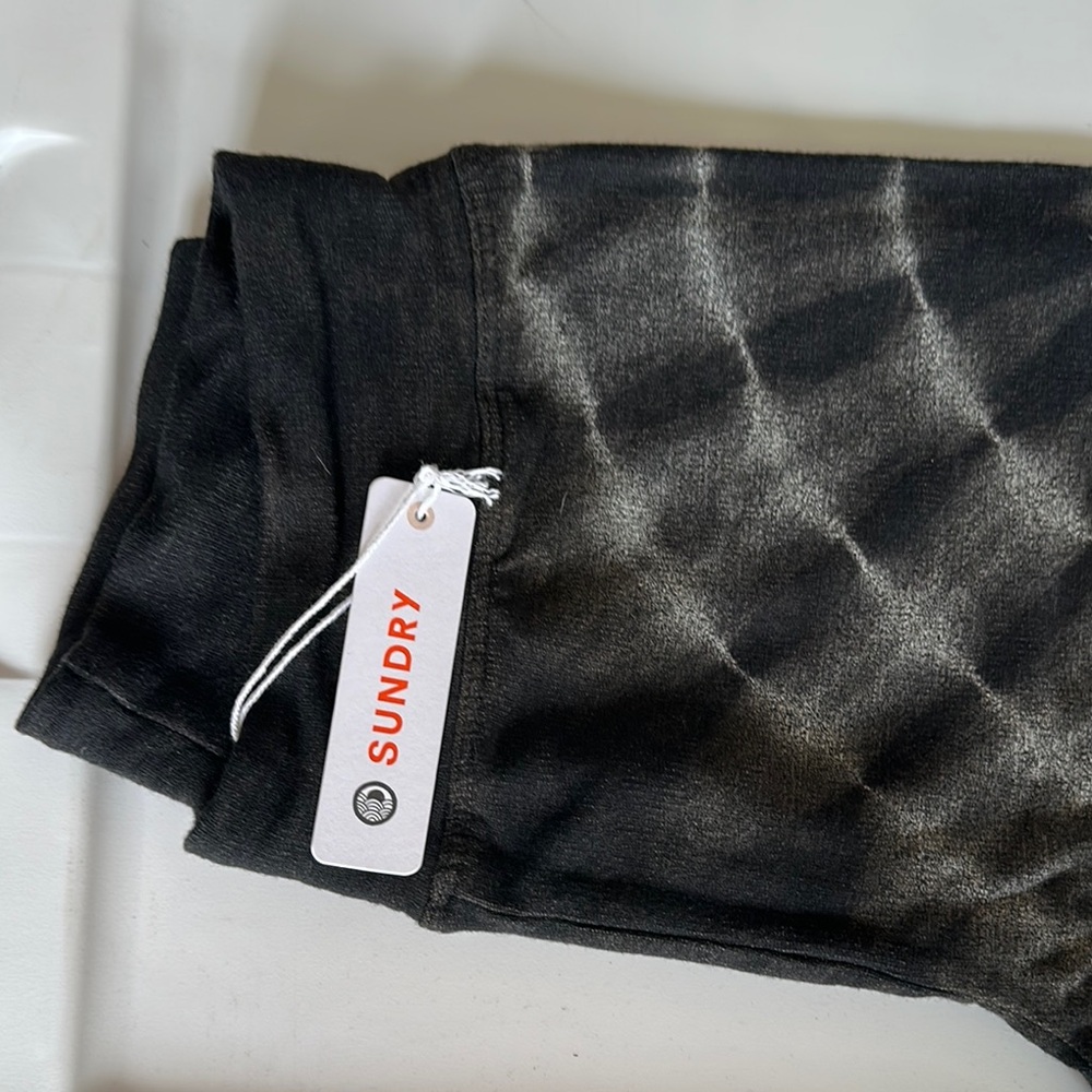 Sundry Charcoal Spiral Leggings - Picture 3 of 5